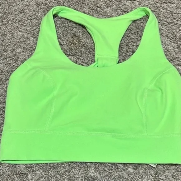 FP Movement Never Better Synergy Bra in Lime Glow Sz S EUC - Picture 4 of 9